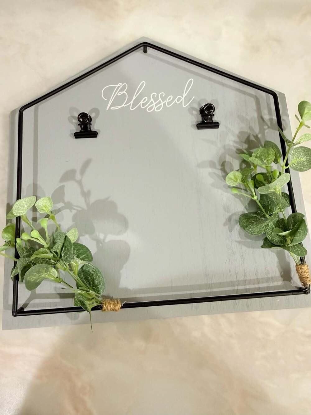 Wendy Bellissimo Blessed Wood Clip Board